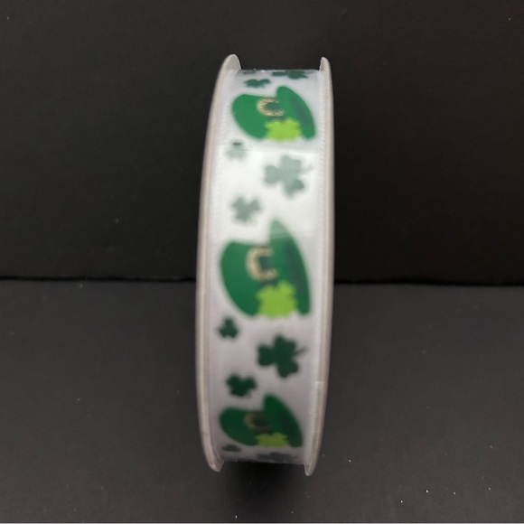 Lot of 5 rolls of ribbons (Halloween, St. Patrick Day, pumpkin, snowflake..) - Picture 7 of 7